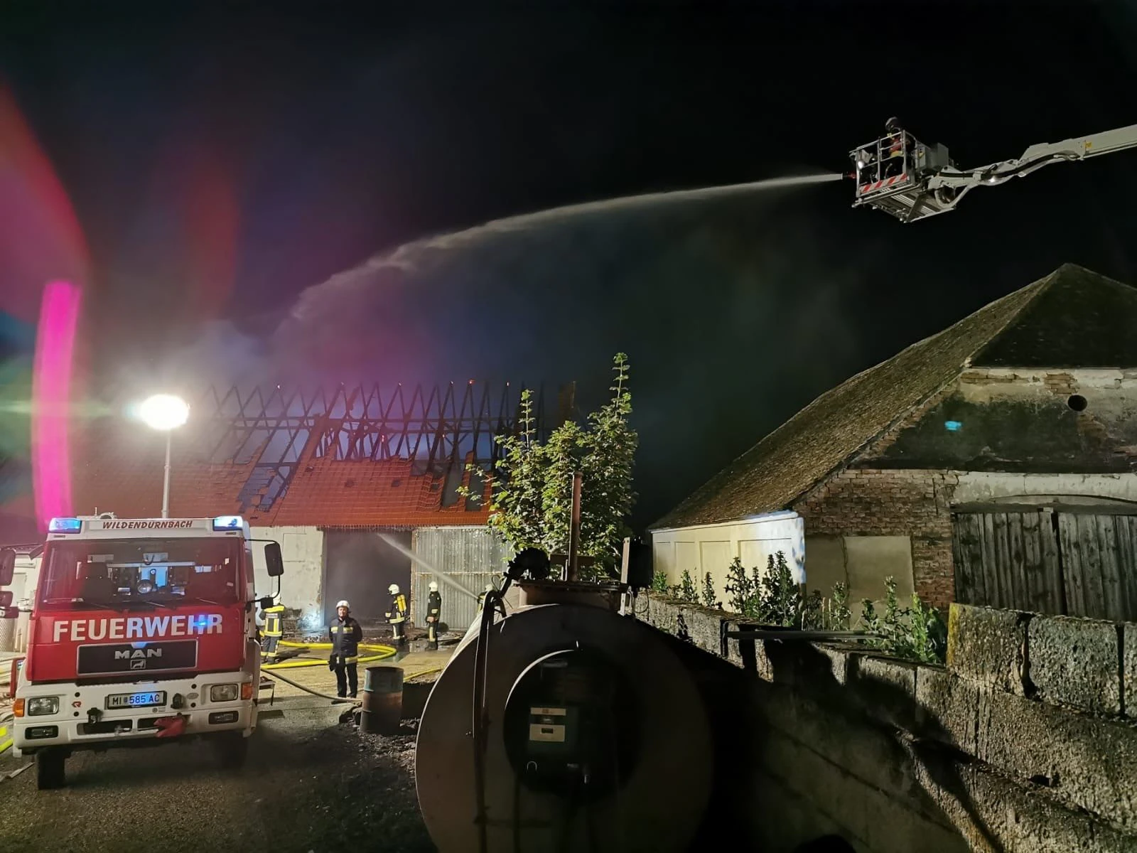 Großeinsatz für die Wehren.