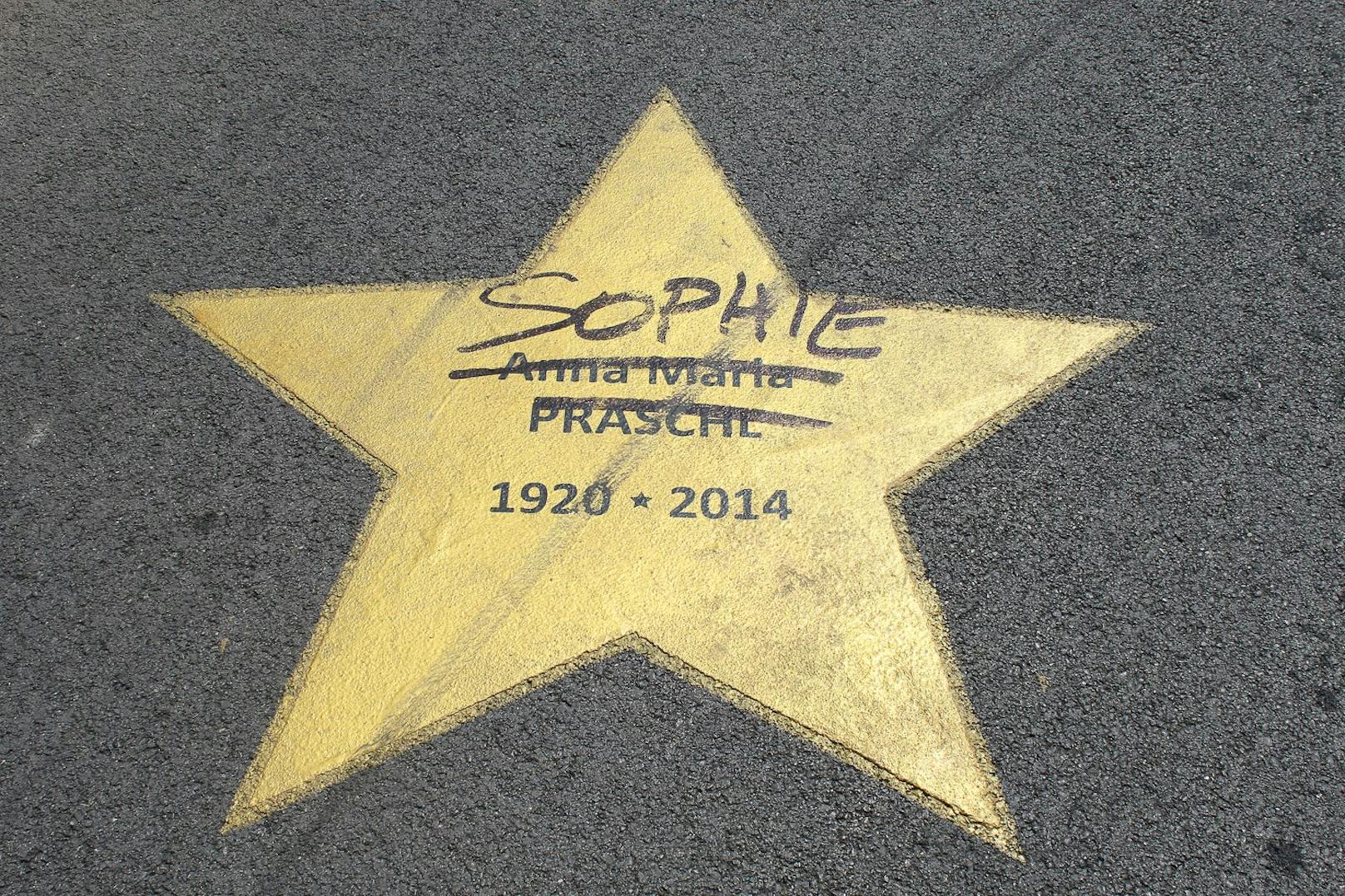 Aus Anna Maria Praschl wurde Sophie.