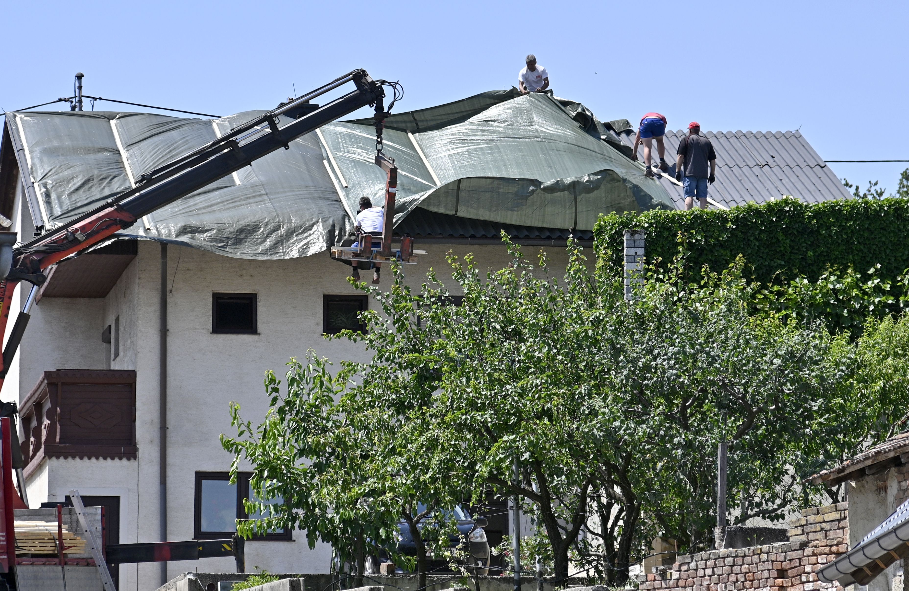 In Schrattenberg gingen in den vergangenen Tagen gleich zwei schwere Unwetter nieder.