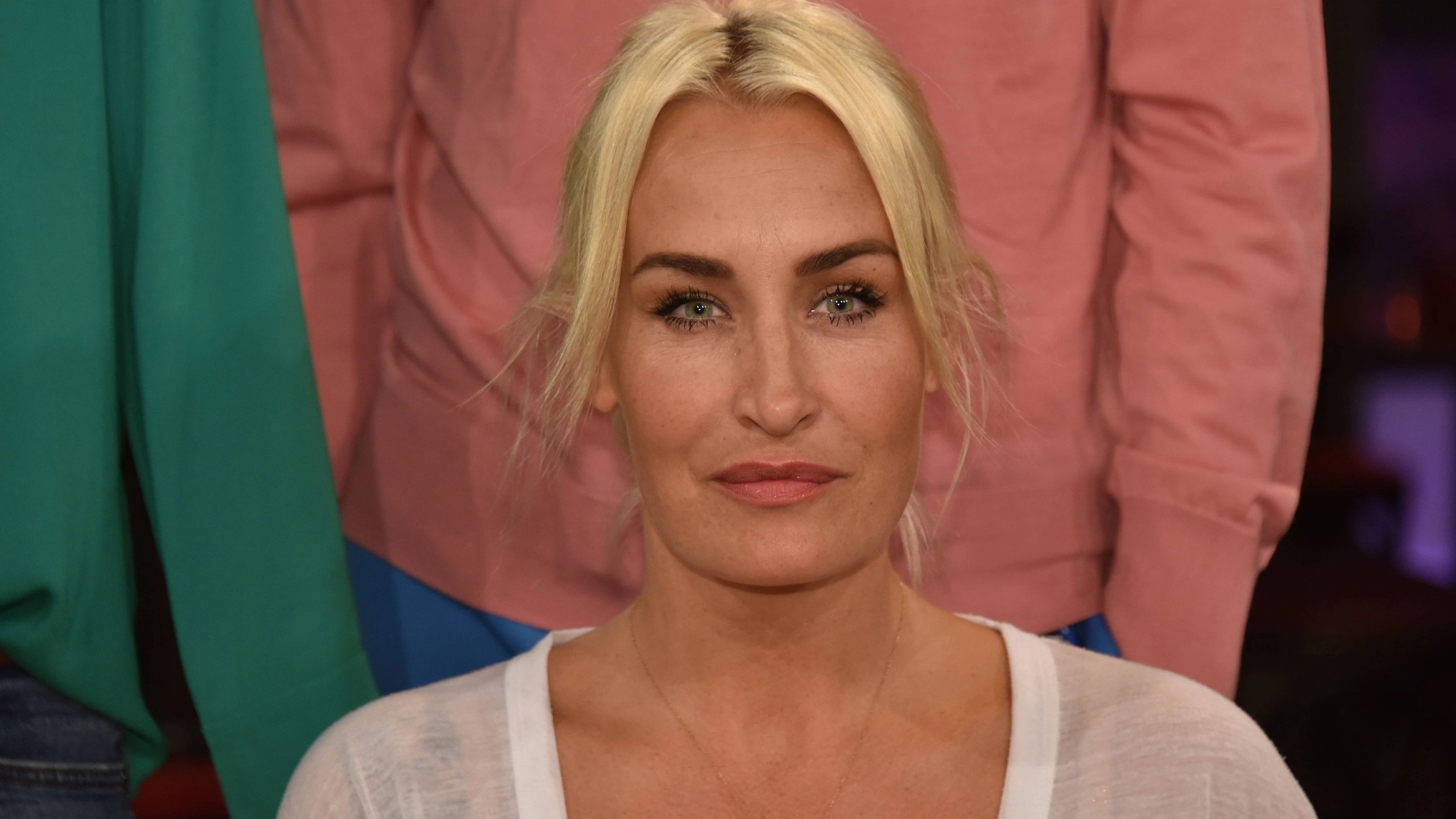 Die Sängerin Sarah Connor zu Gast in der WDR-Talkshow "Kölner Treff" 