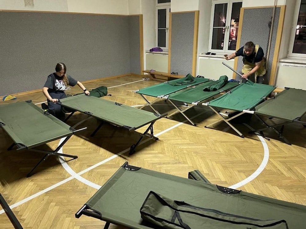 In Schrattenberg gingen erneut schwere Unwetter nieder.