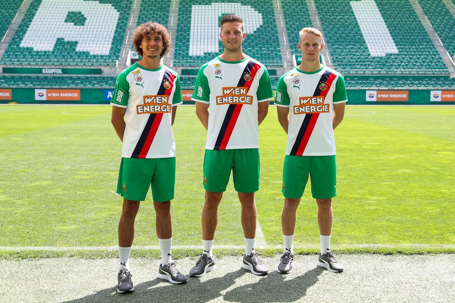 Die Rapid-Neuzugänge Ljubicic, Wimmer und Grüll