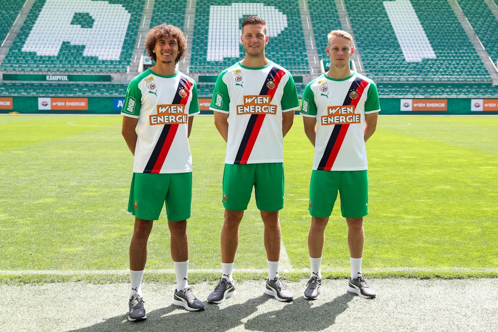 Die Rapid-Neuzugänge Ljubicic, Wimmer und Grüll
