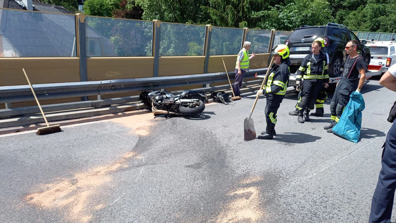 Für den Biker kam jede Hilfe zu spät.