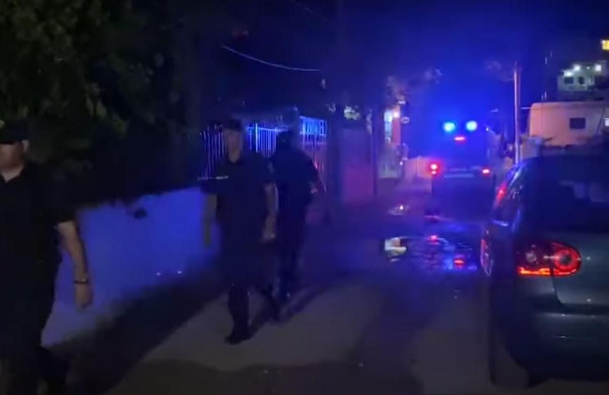 Die Polizei sicherte den Tatort ab. 