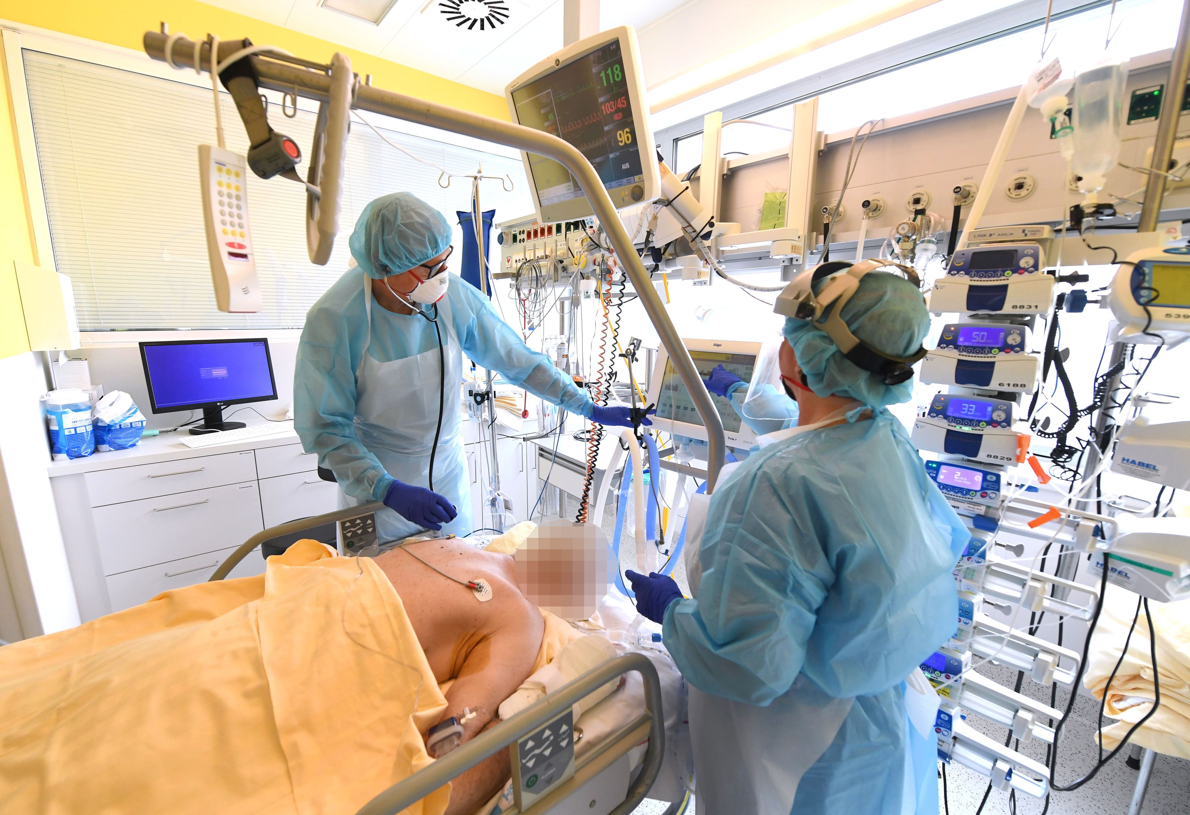 Blick in die Intensivstation des Tullner Spitals (Archivfoto)