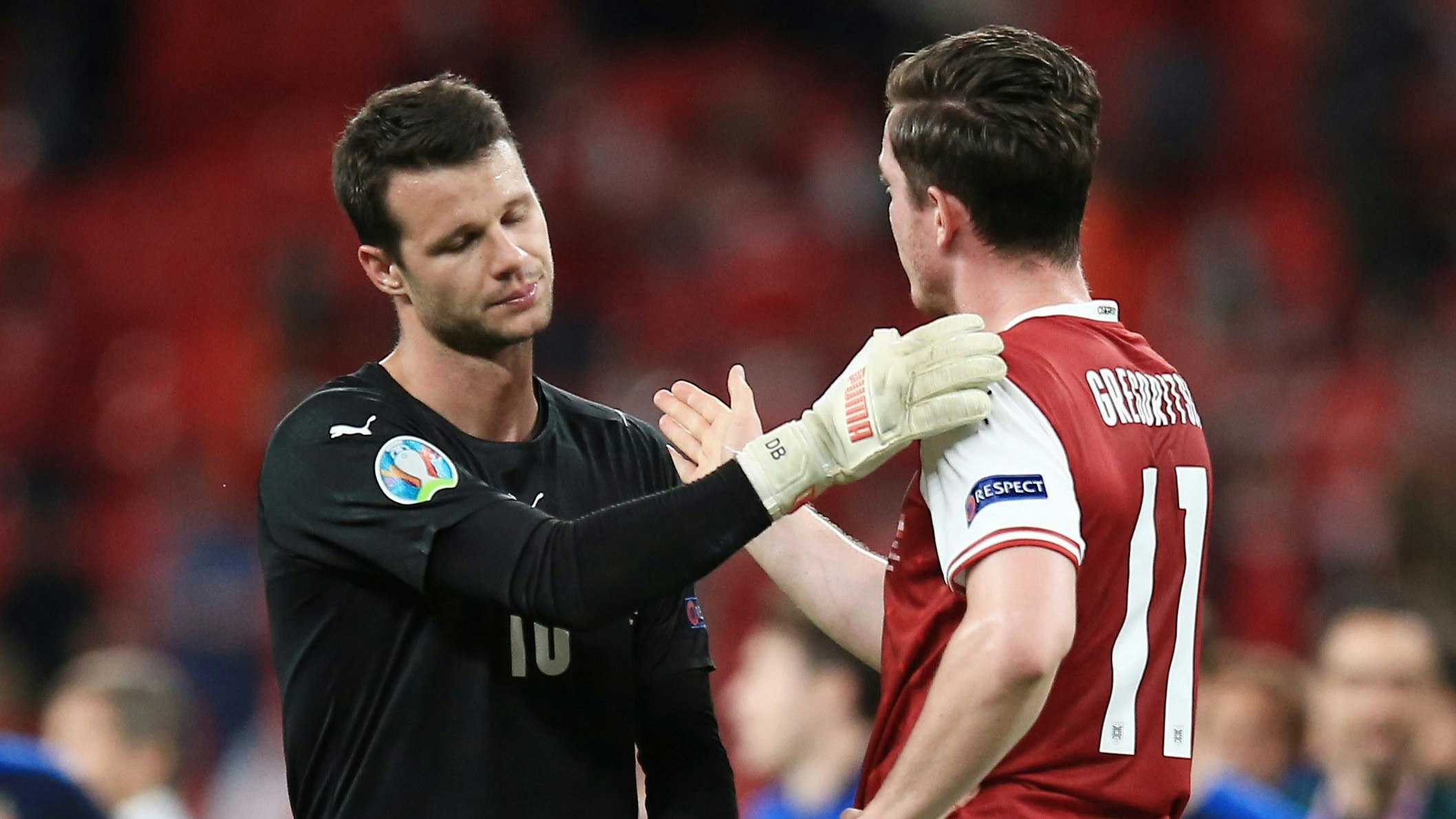 Daniel Bachmann (l.) mit Michi Gregoritsch