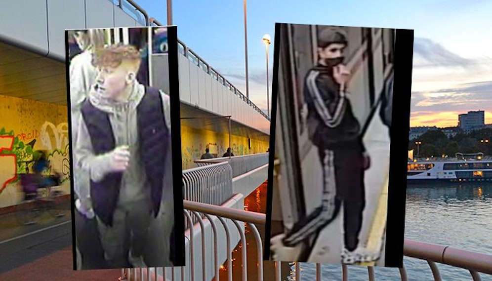 Polizei sucht diese beiden Tatverdächtigen.