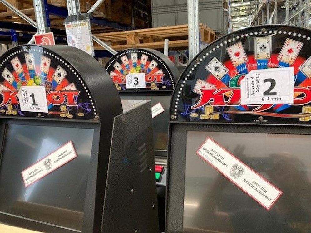 Beschlagnahmte Geräte