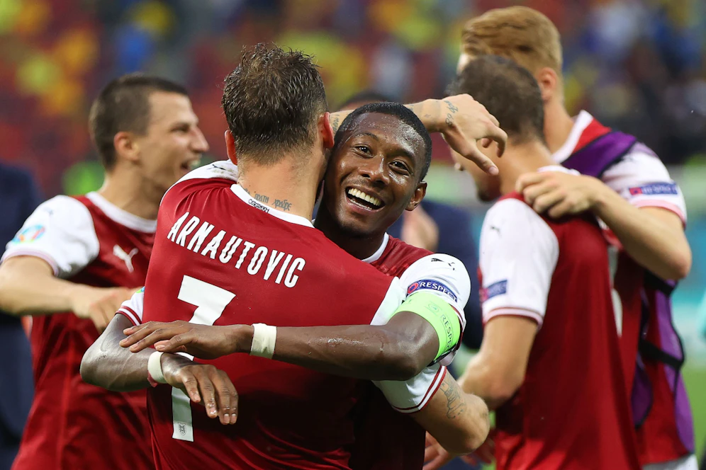 Alaba und Arnautovic: 