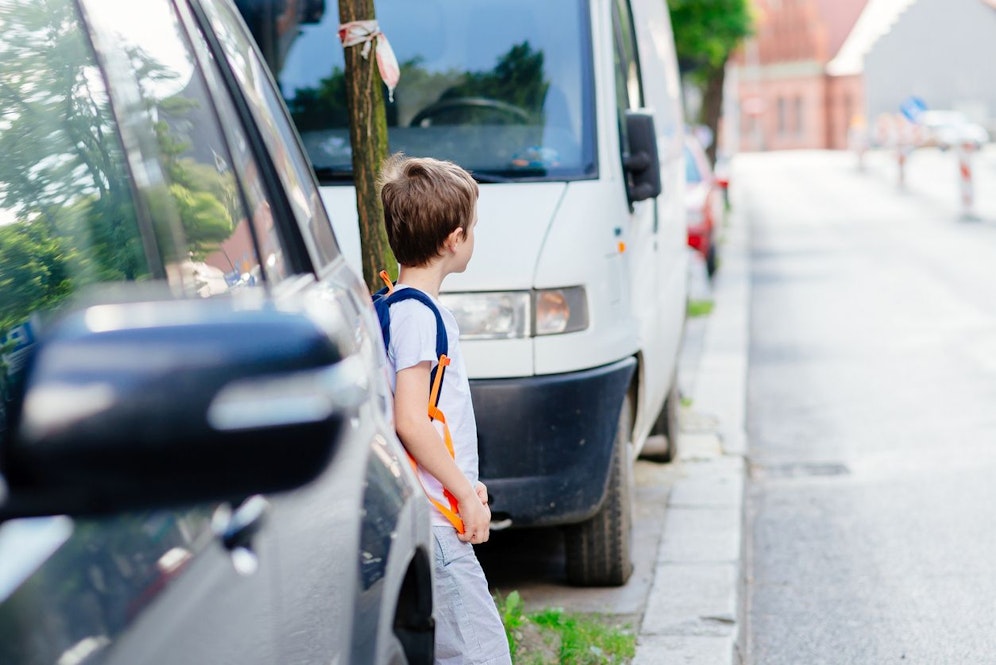 Im Bezirk Amstetten wurden Schulkinder von einem Mann angesprochen.