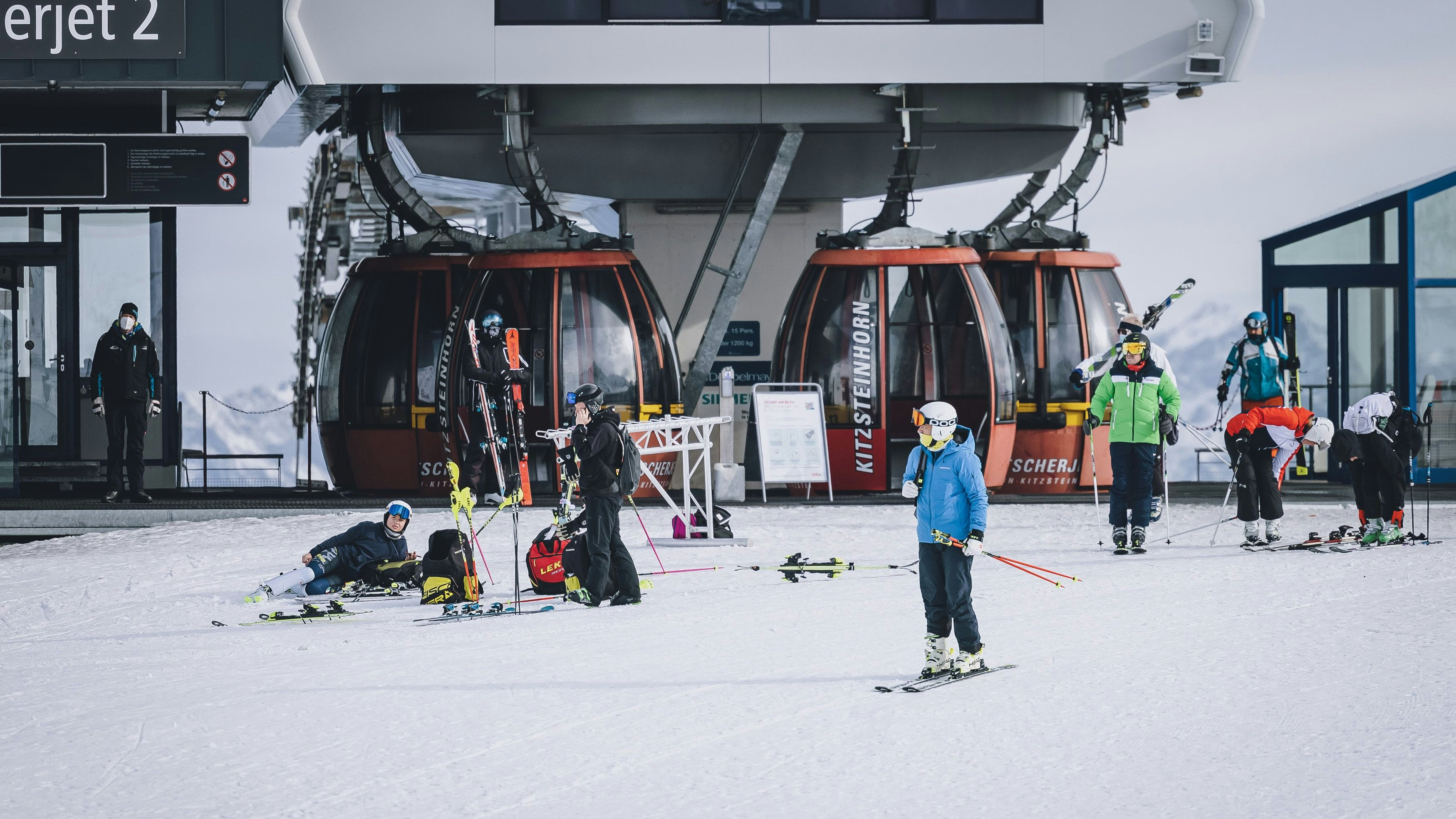 Piste am Skigebiet Kitzsteinhorn