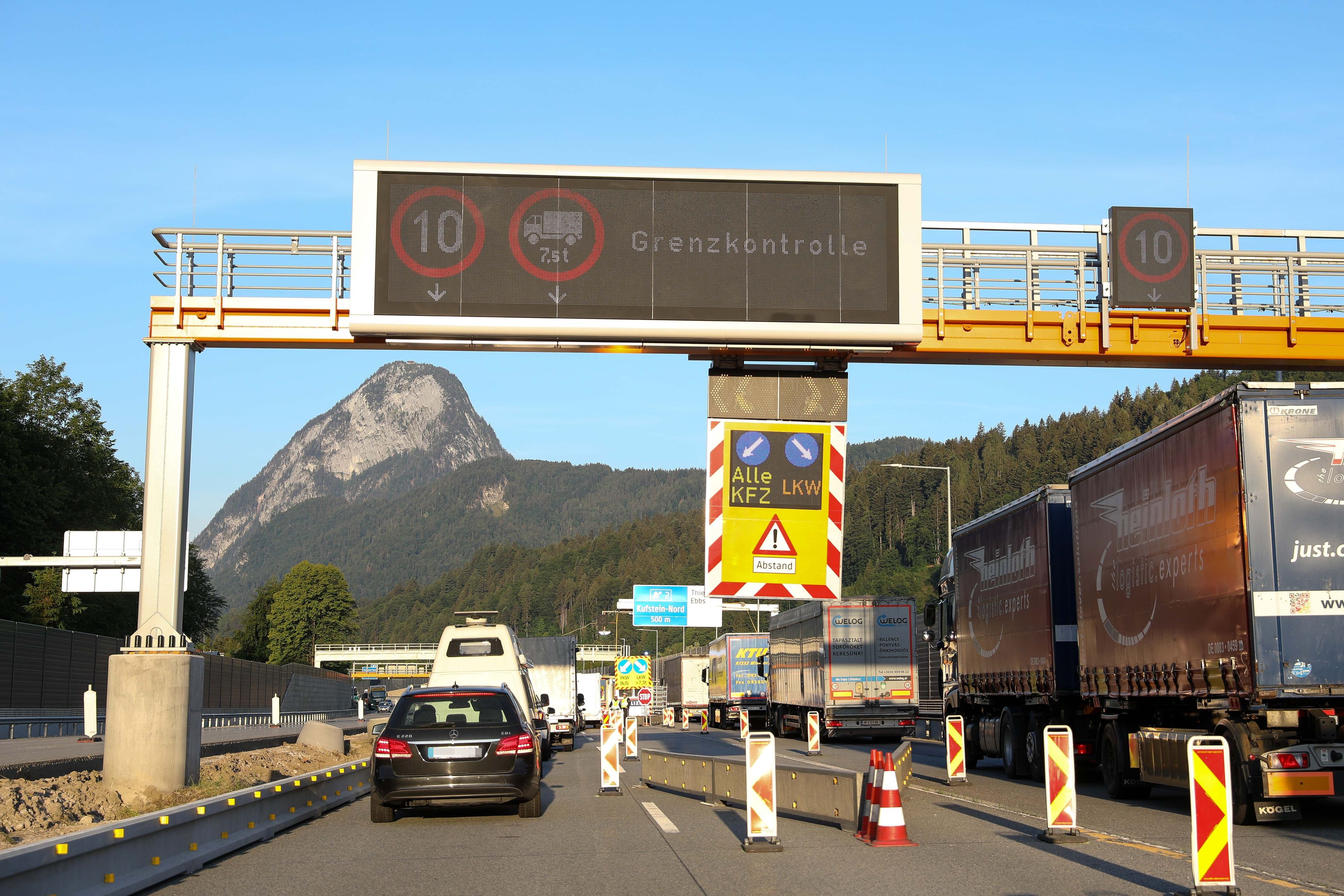 Grenzübergang nach Italien