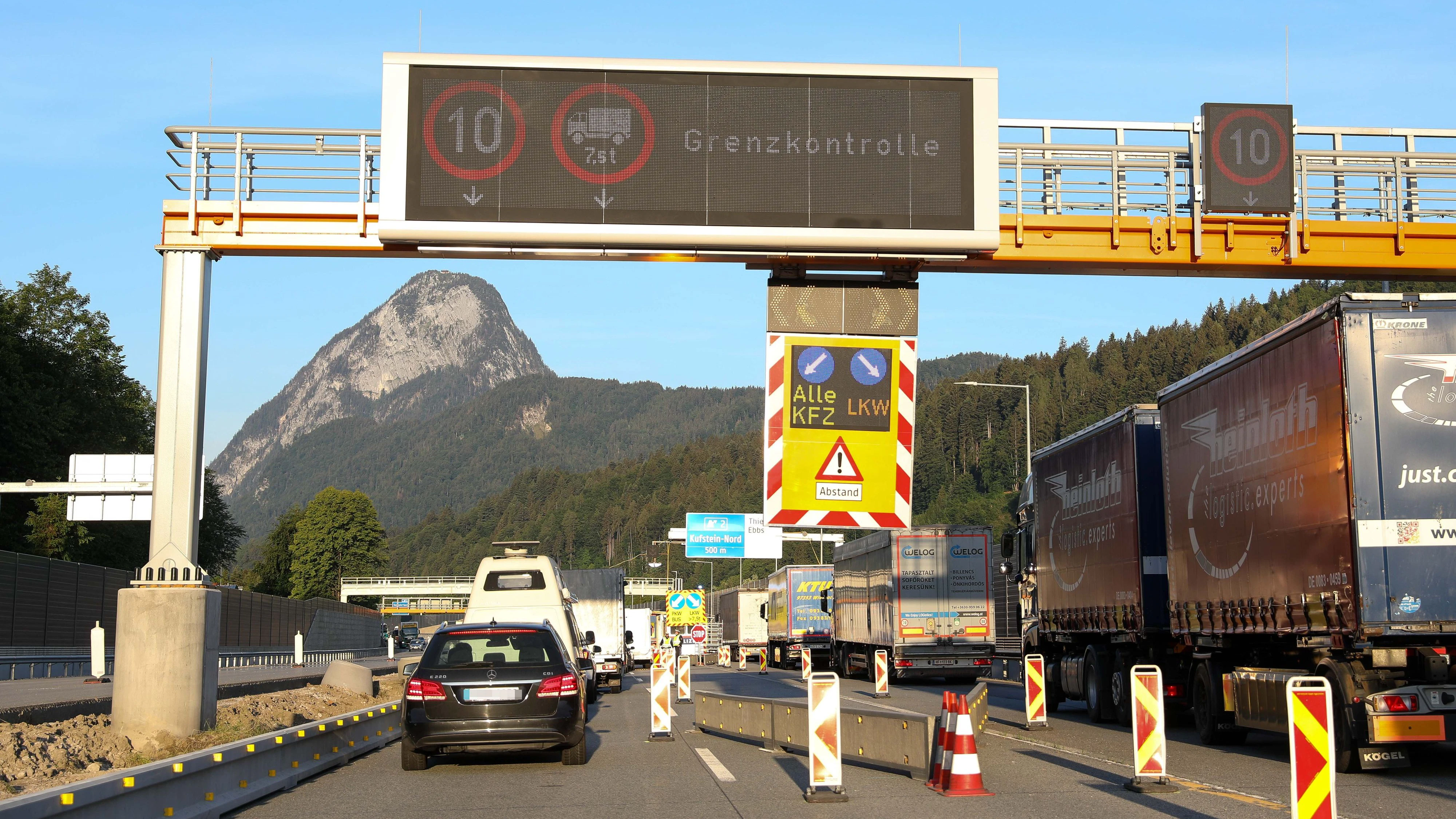 Grenzübergang nach Italien