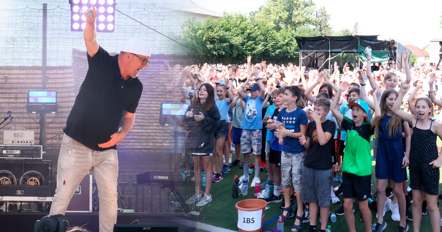 Für die Schüler gab es kein Halten mehr.