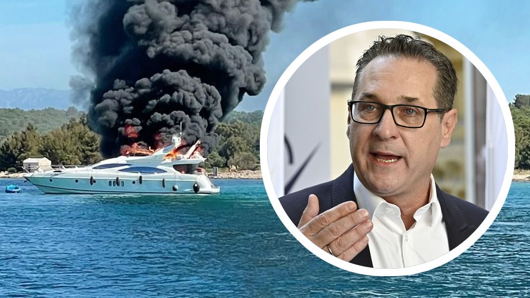 Die Charter-Yacht ging am Montag in Flammen auf