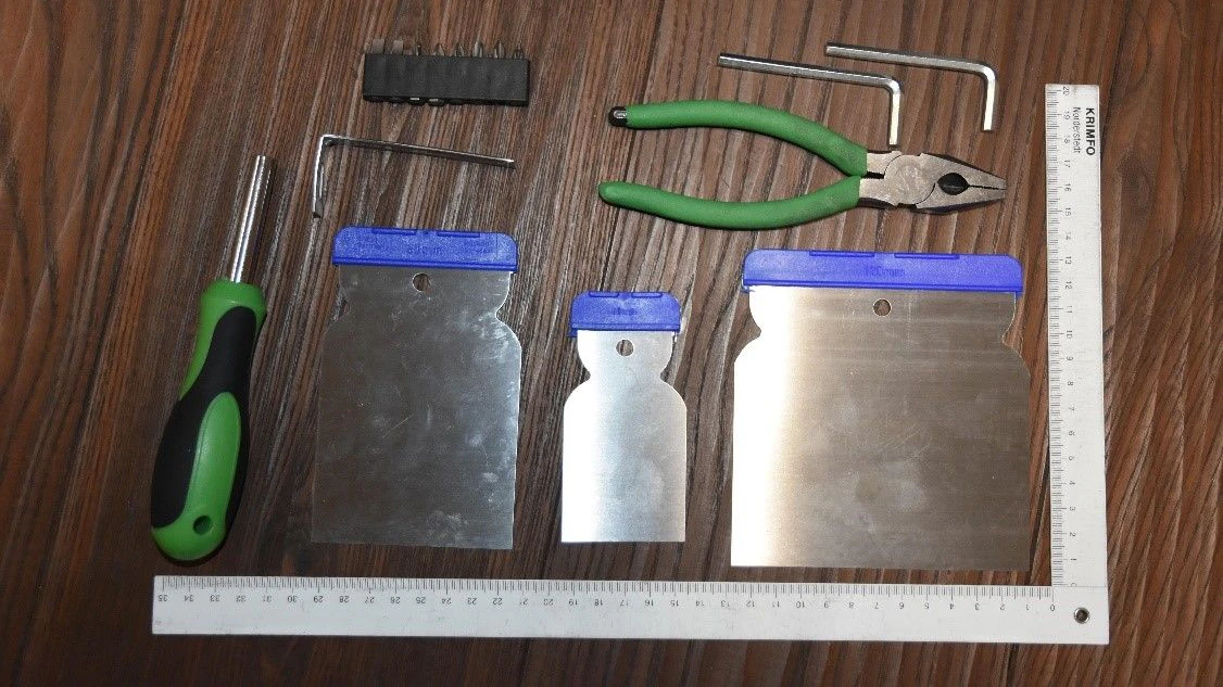 Dieses Einbruchswerkzeug wurde bei dem Tatverdächtigen (23) sichergestellt.