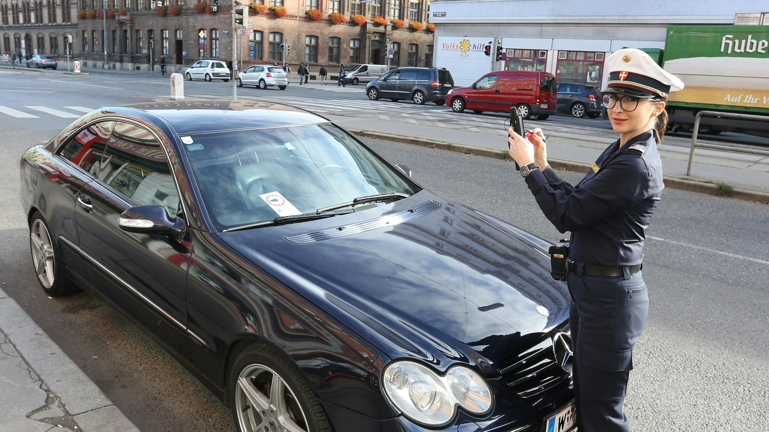 Parksheriff Kurzparkzone