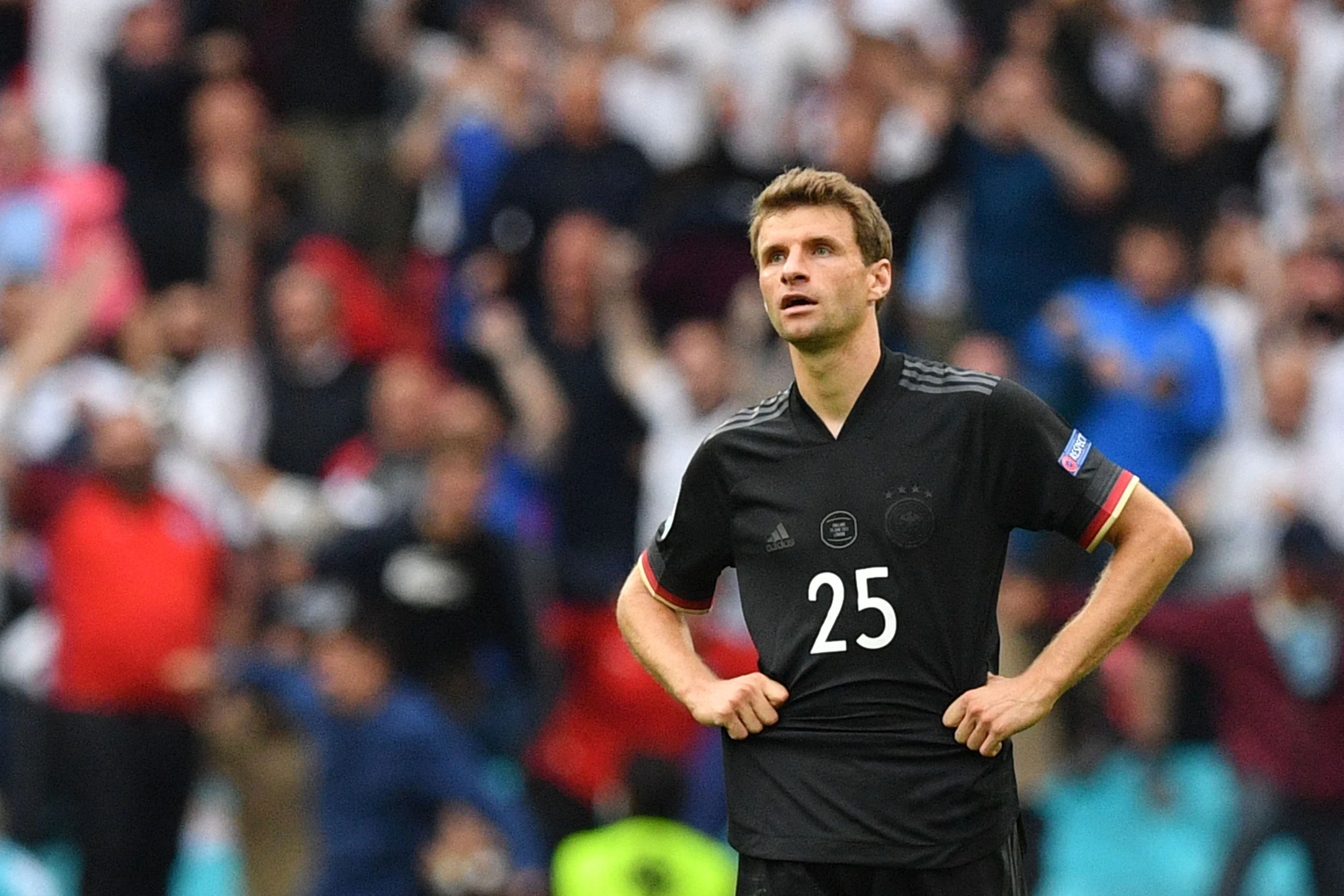 Thomas Müller ließ im Wembley die große Chance auf den zwischenzeitlichen 1:1-Ausgleich liegen.