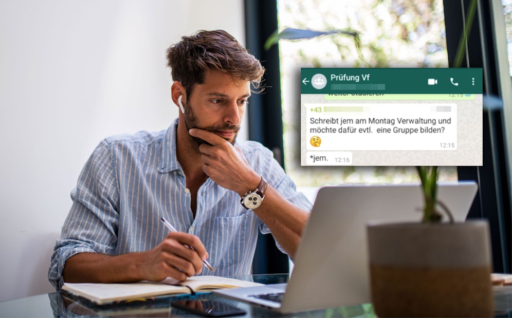 Jus-Studenten planten Schummel-Gruppen.