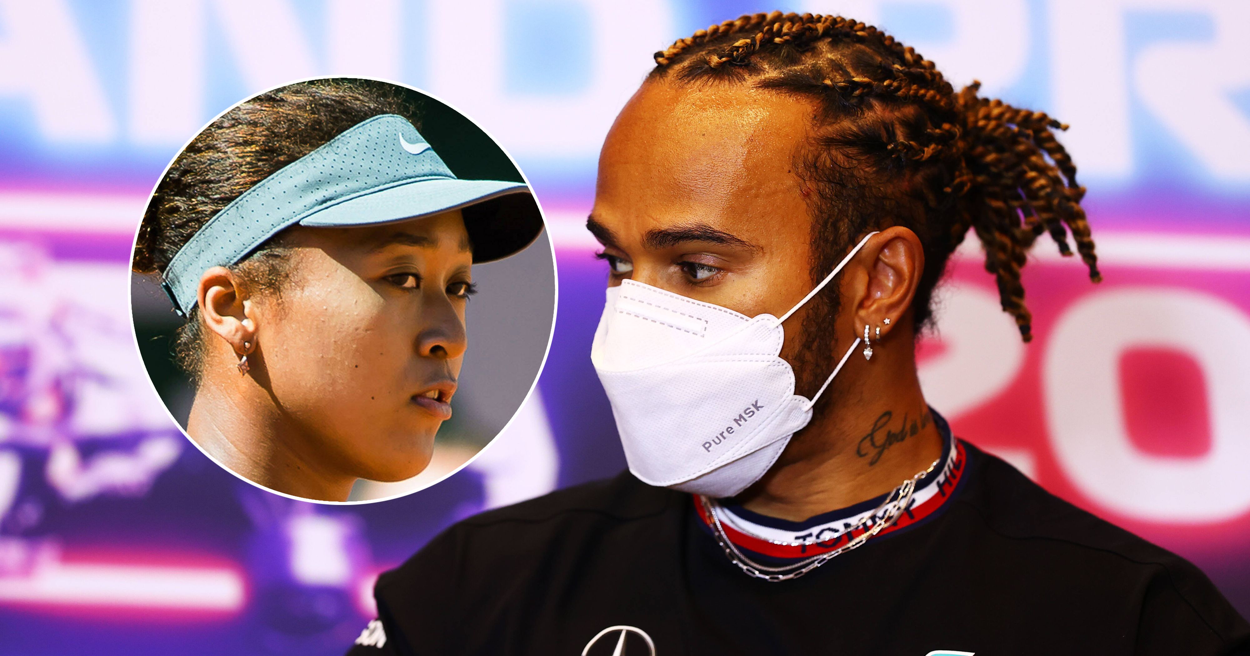 Naomi Osaka, Lewis Hamilton