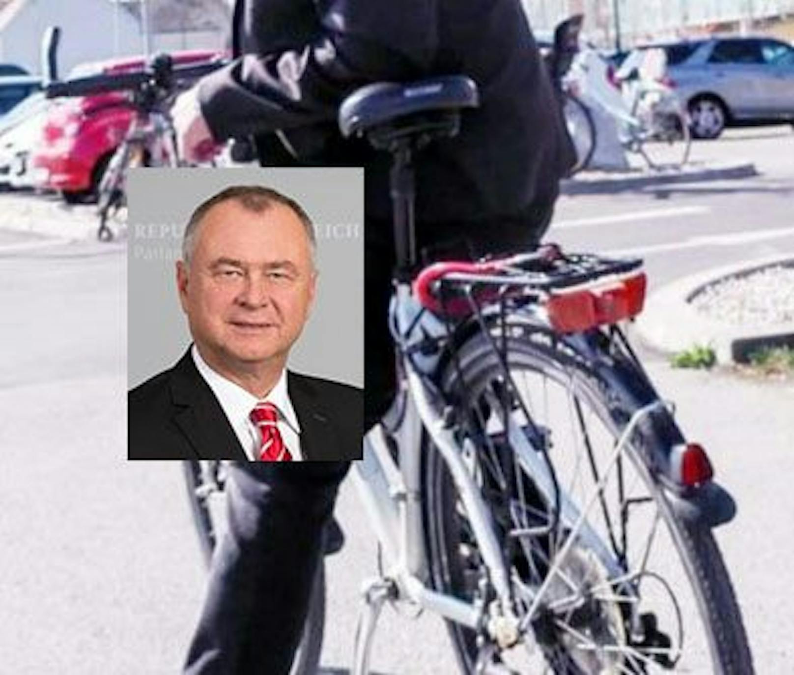 Das Fahrrad von Hans Stefan Hintner wurde gestohlen.