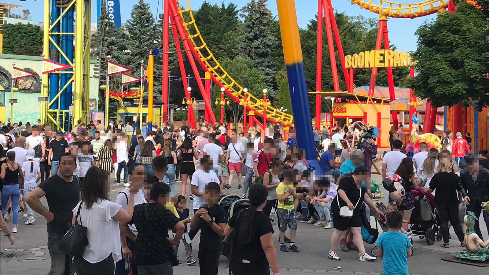 Das sonnige Wetter lockte heute so einige Menschen in den Prater.