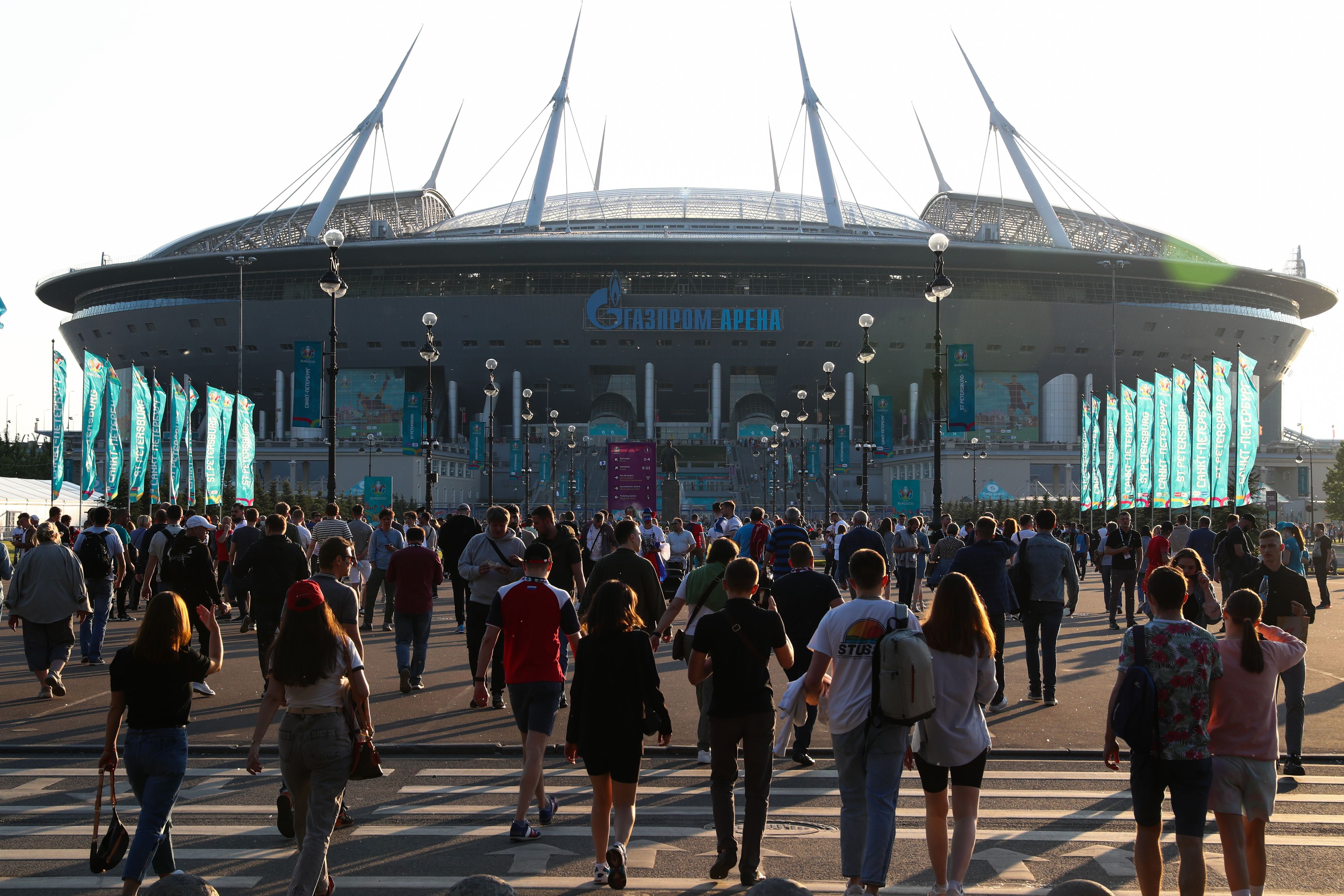 Das Stadion in St. Petersburg
