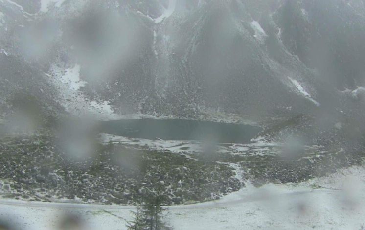 Hagel am Klausberg in Südtirol 