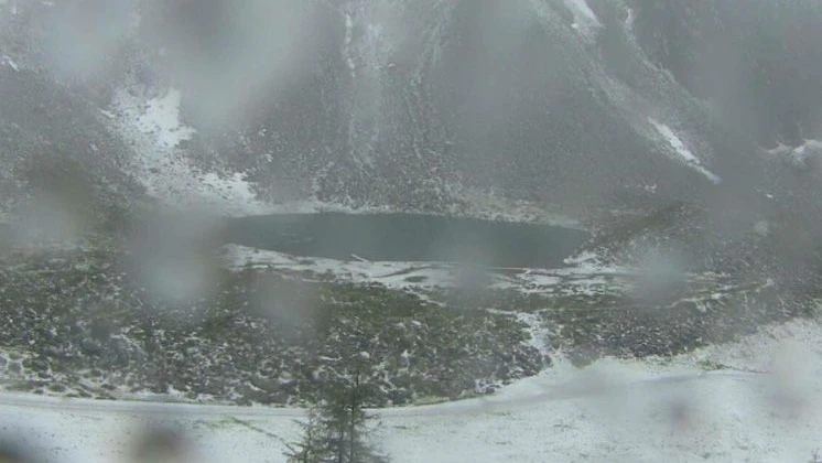 Hagel am Klausberg in Südtirol 