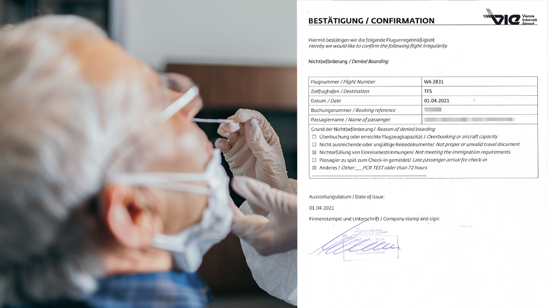 Das PCR-Ergebnis dieses Ehepaars kam nicht rechtzeitig.