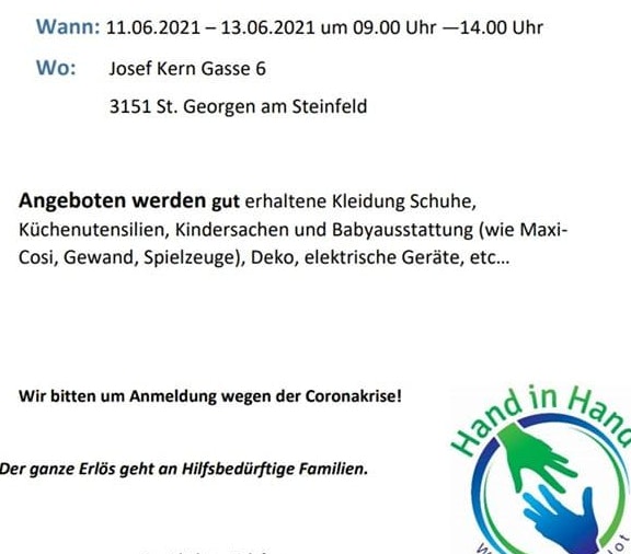 Der Vereinsflohmarkt soll für Einnahmen sorgen.