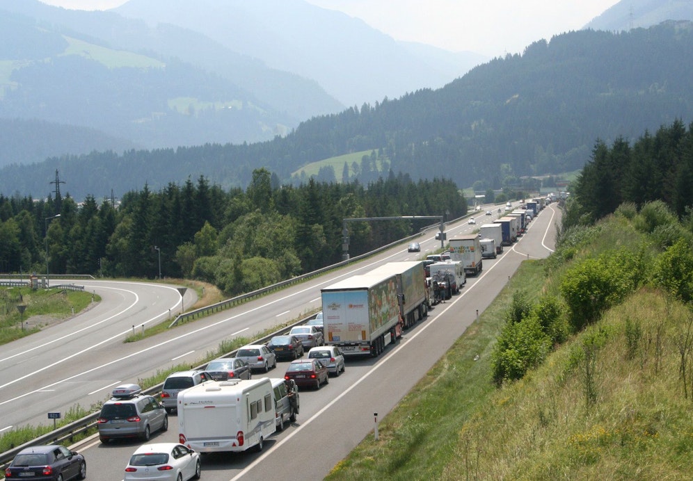 Nichts geht mehr auf der Tauernautobahn (Archivfoto)