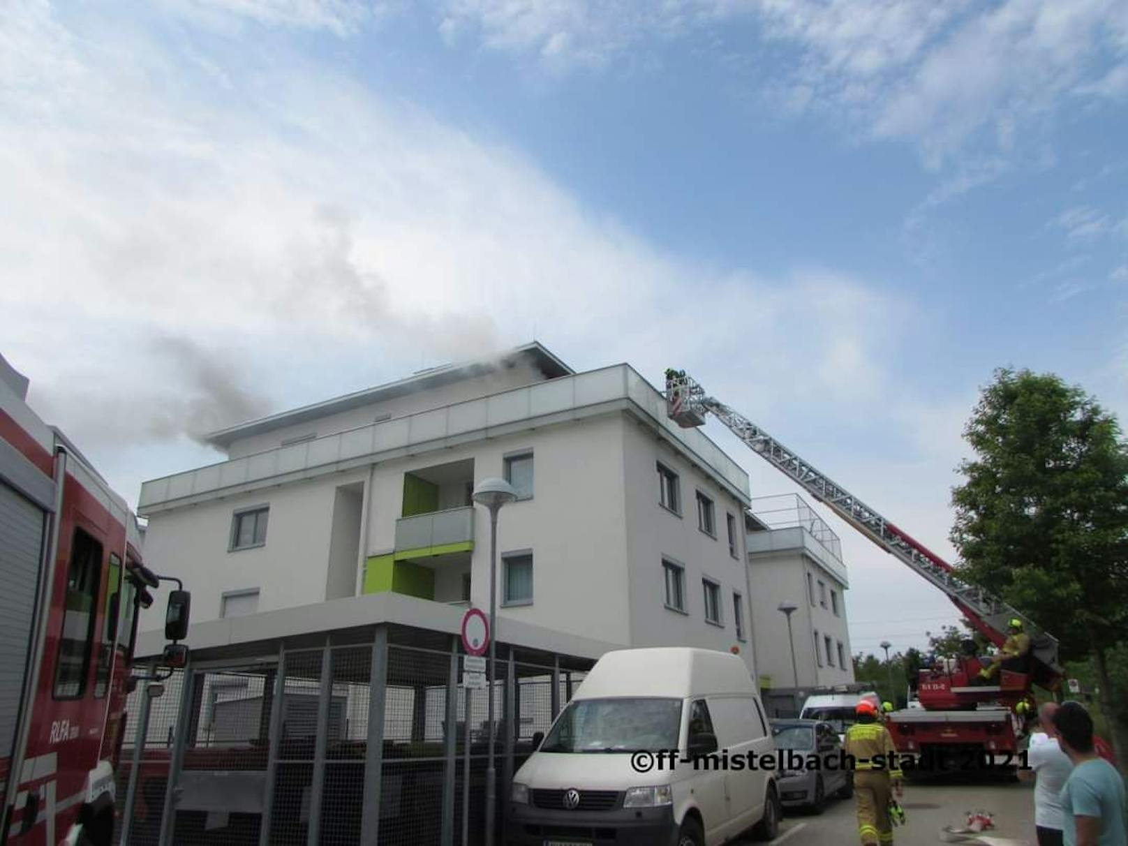 Wohnungsbrand in Mistelbach