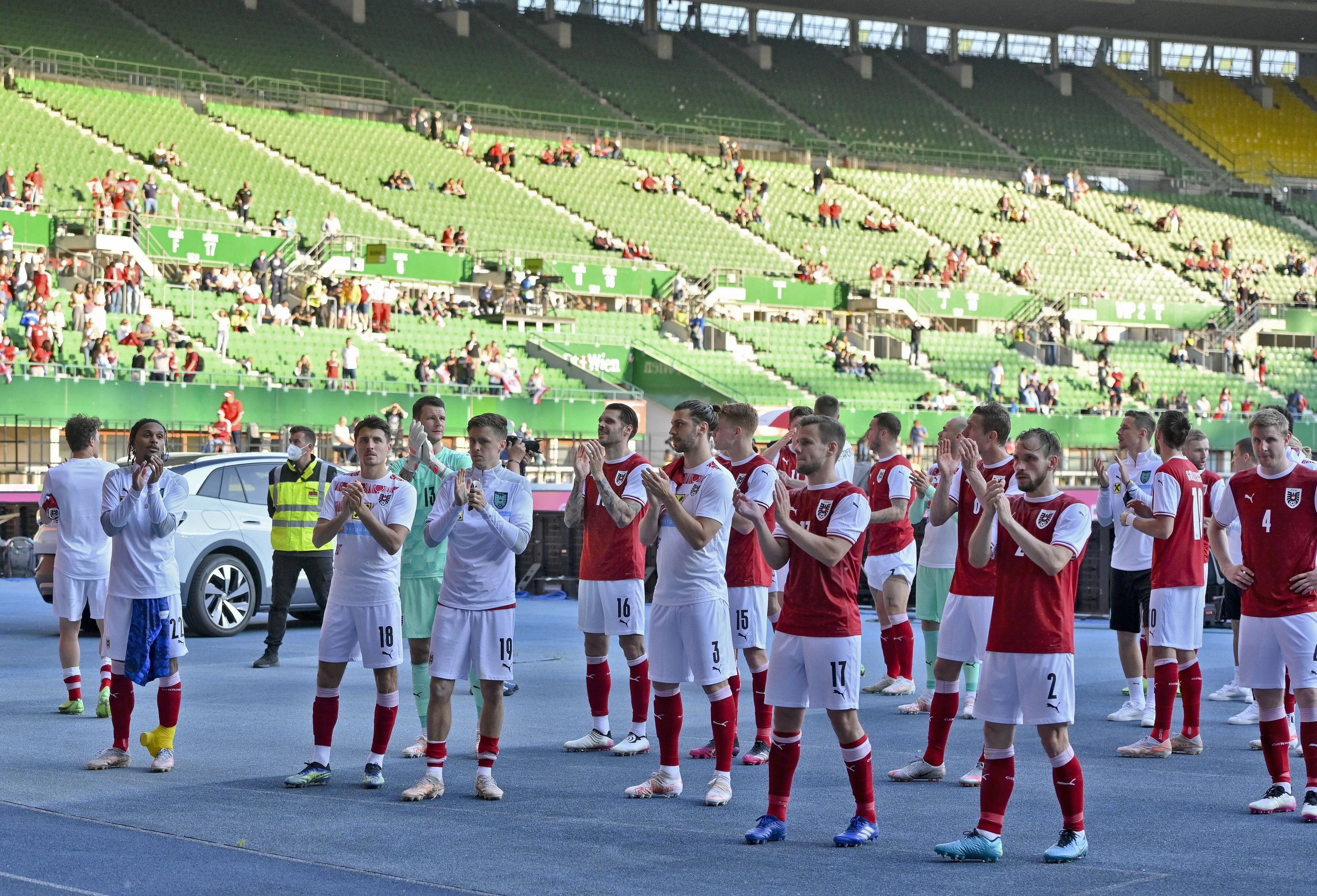 Die Nationalmannschaft nach dem 0:0 gegen die Slowakei
