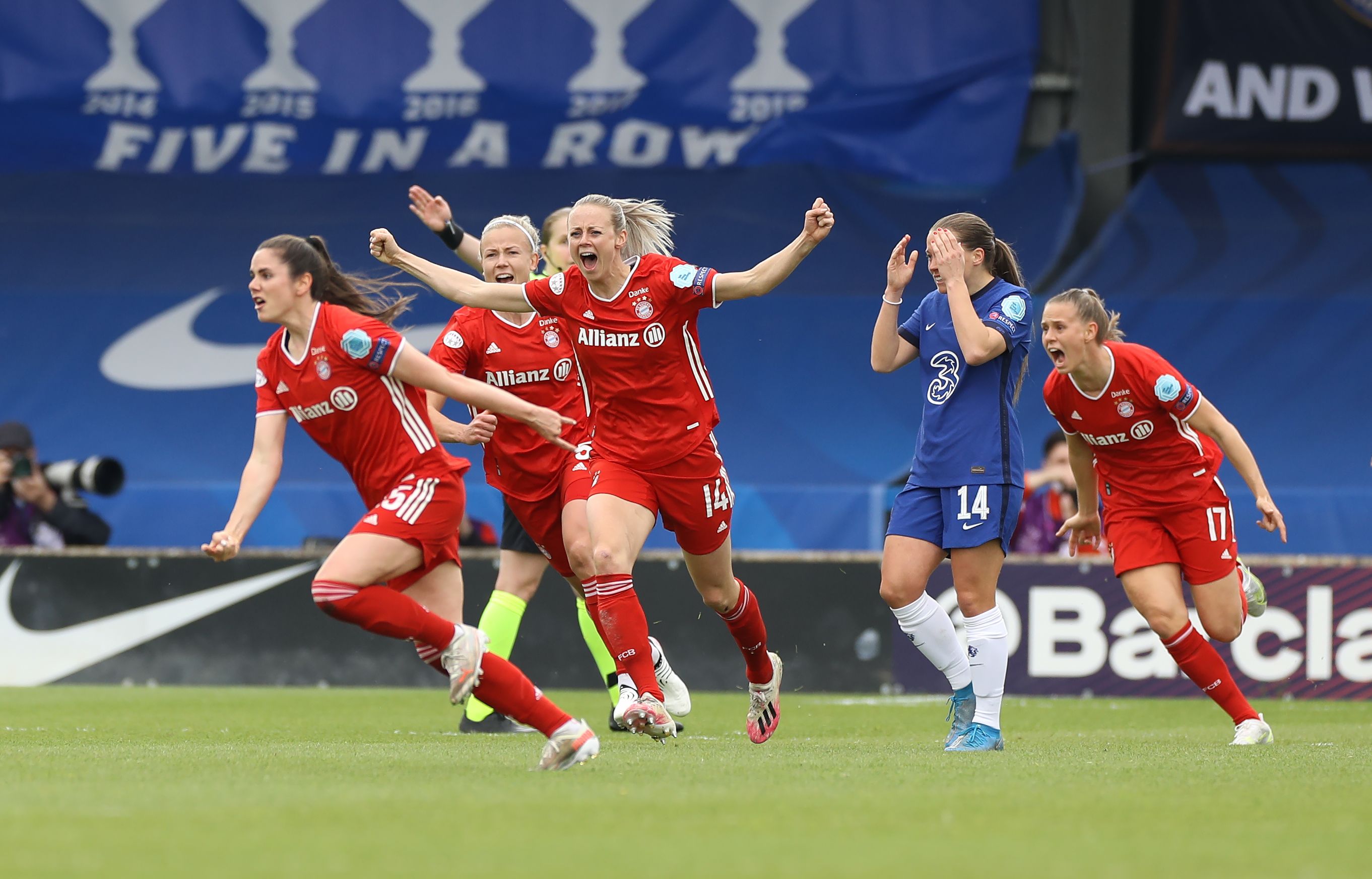 Jubel bei den Bayern