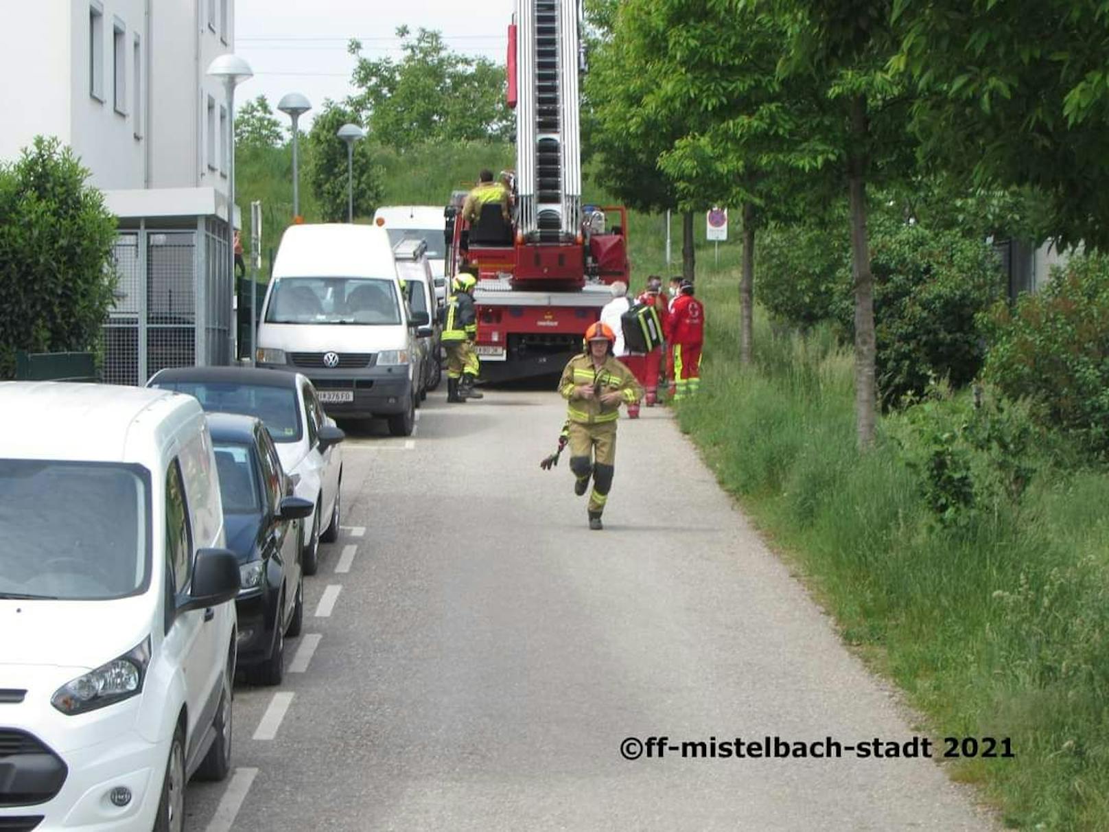 Wohnungsbrand in Mistelbach