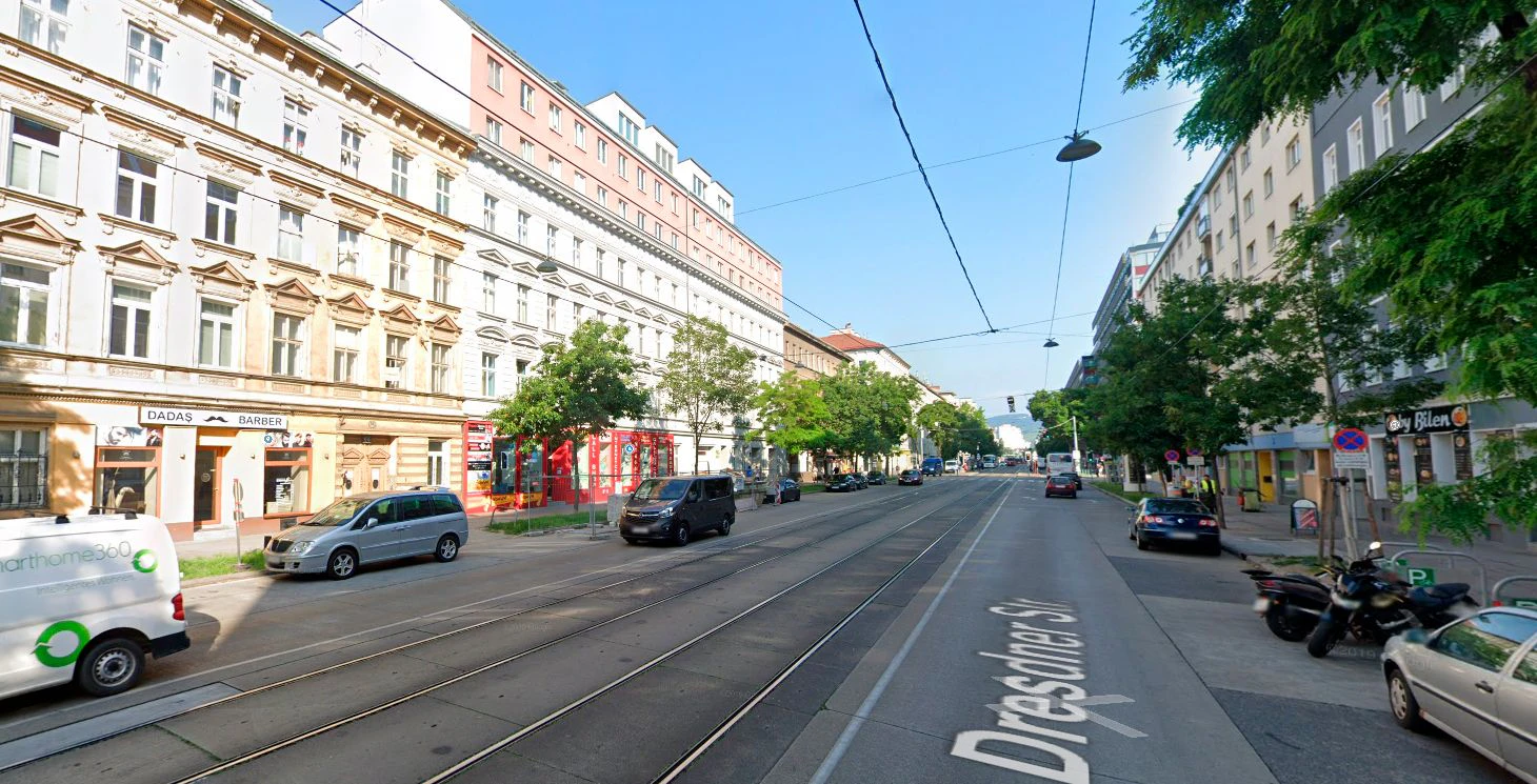 Blick in die Dresdner Straße, Wien-Brigittenau. Symbolbild