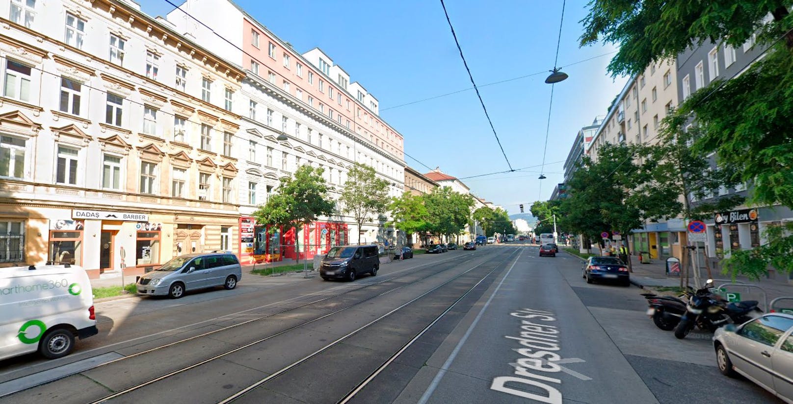 Blick in die Dresdner Straße, Wien-Brigittenau. Symbolbild