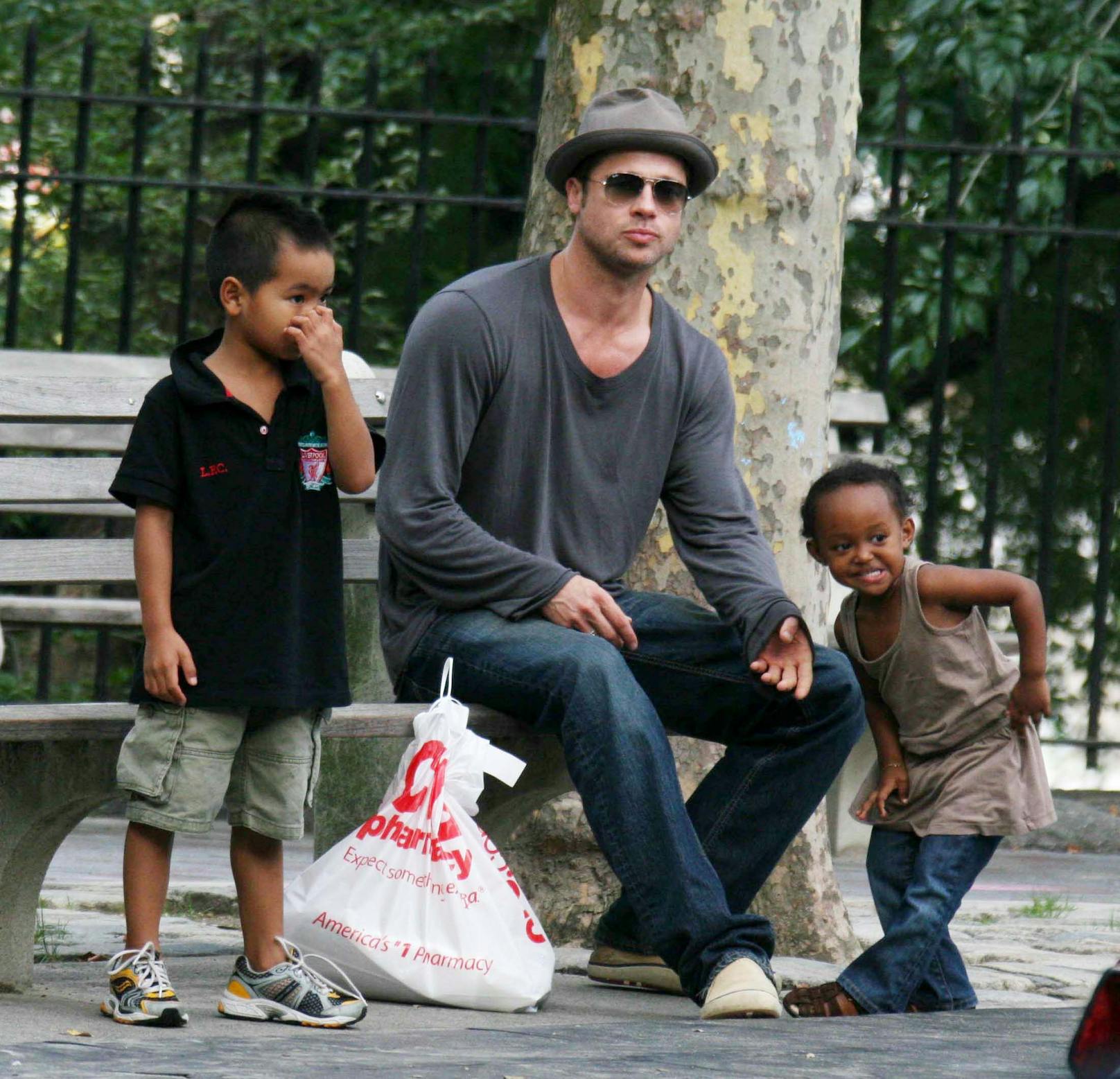 Brad Pitt und Kinder&nbsp;