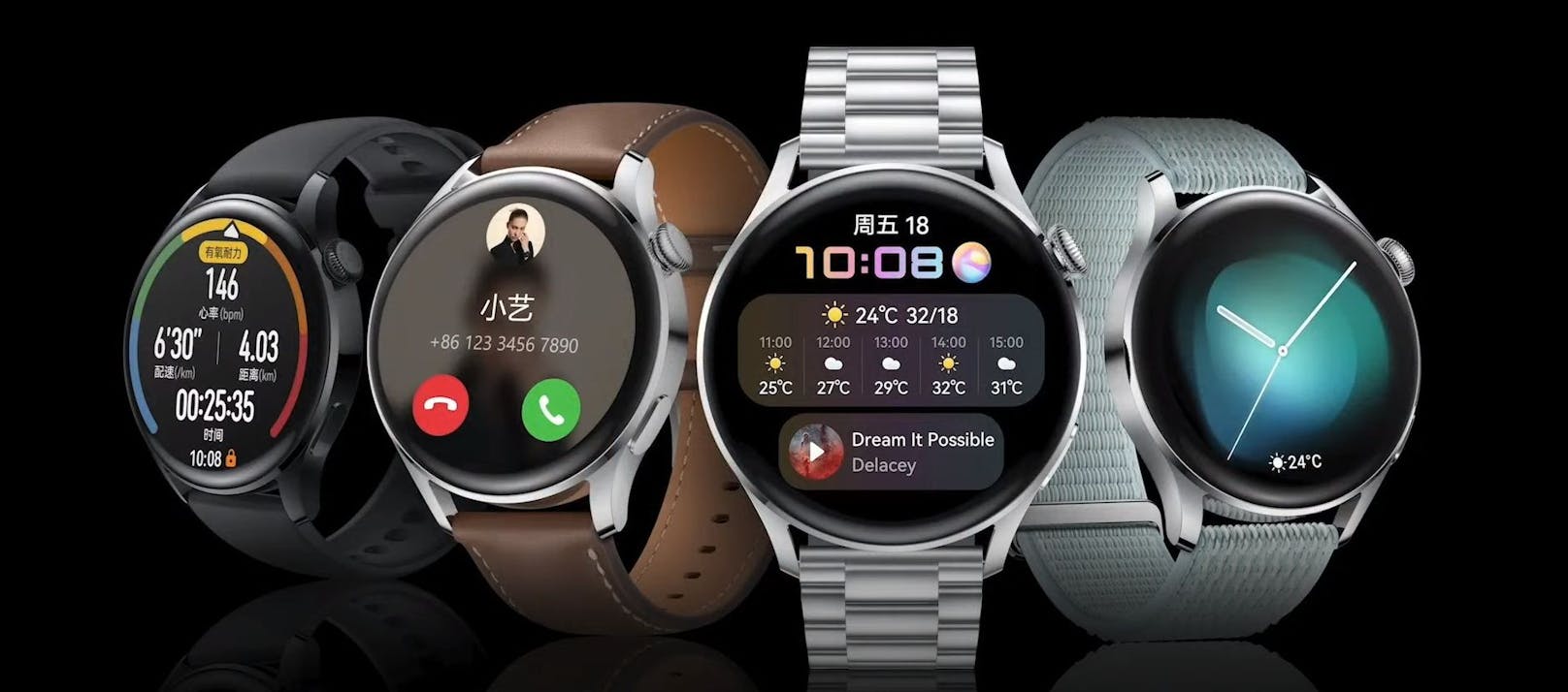...&nbsp;für ultralange Akkulaufzeit 21 Tage, die Huawei Watch 3 14 Tage laufen.