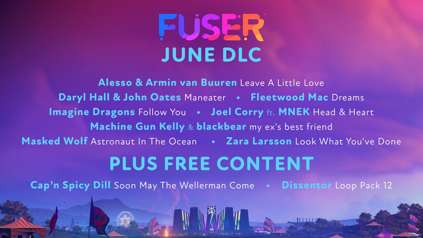 "Fuser" heizt die Sommerbühne mit dem Juni DLC ein.