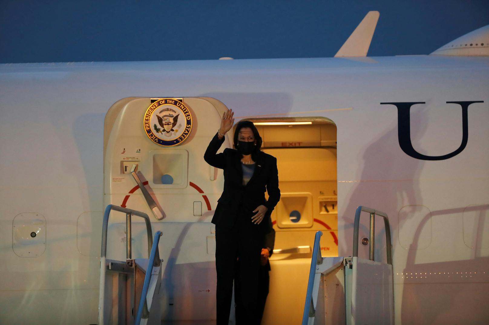 US-Vizepräsidentin Kamala Harris absolvierte ihre erste Auslandsreise nach Guatemala.