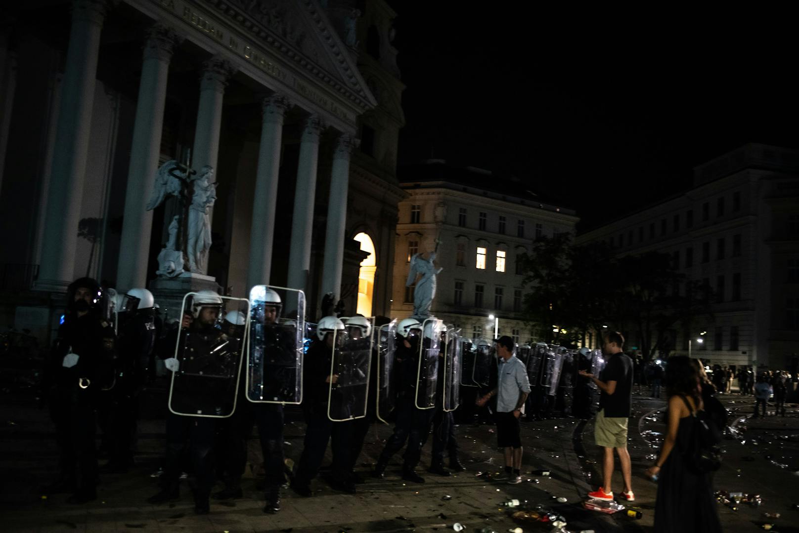 Polizeieinsatz am Karlsplatz