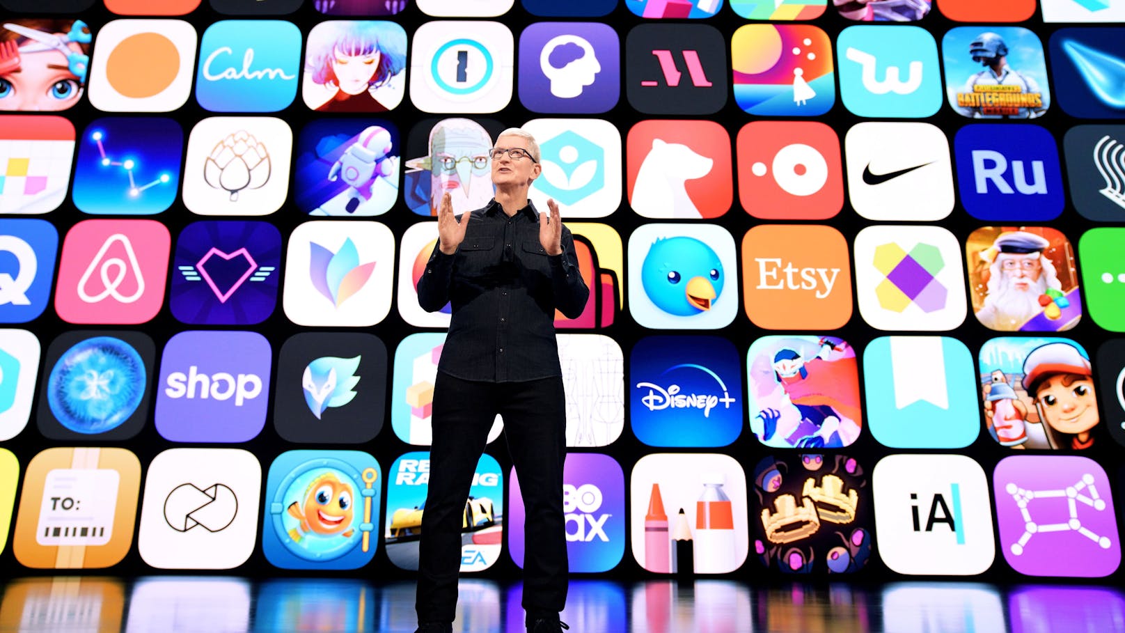 Apple-Chef <strong>Tim Cook</strong> eröffnet die&nbsp;Entwicklerkonferenz WWDC