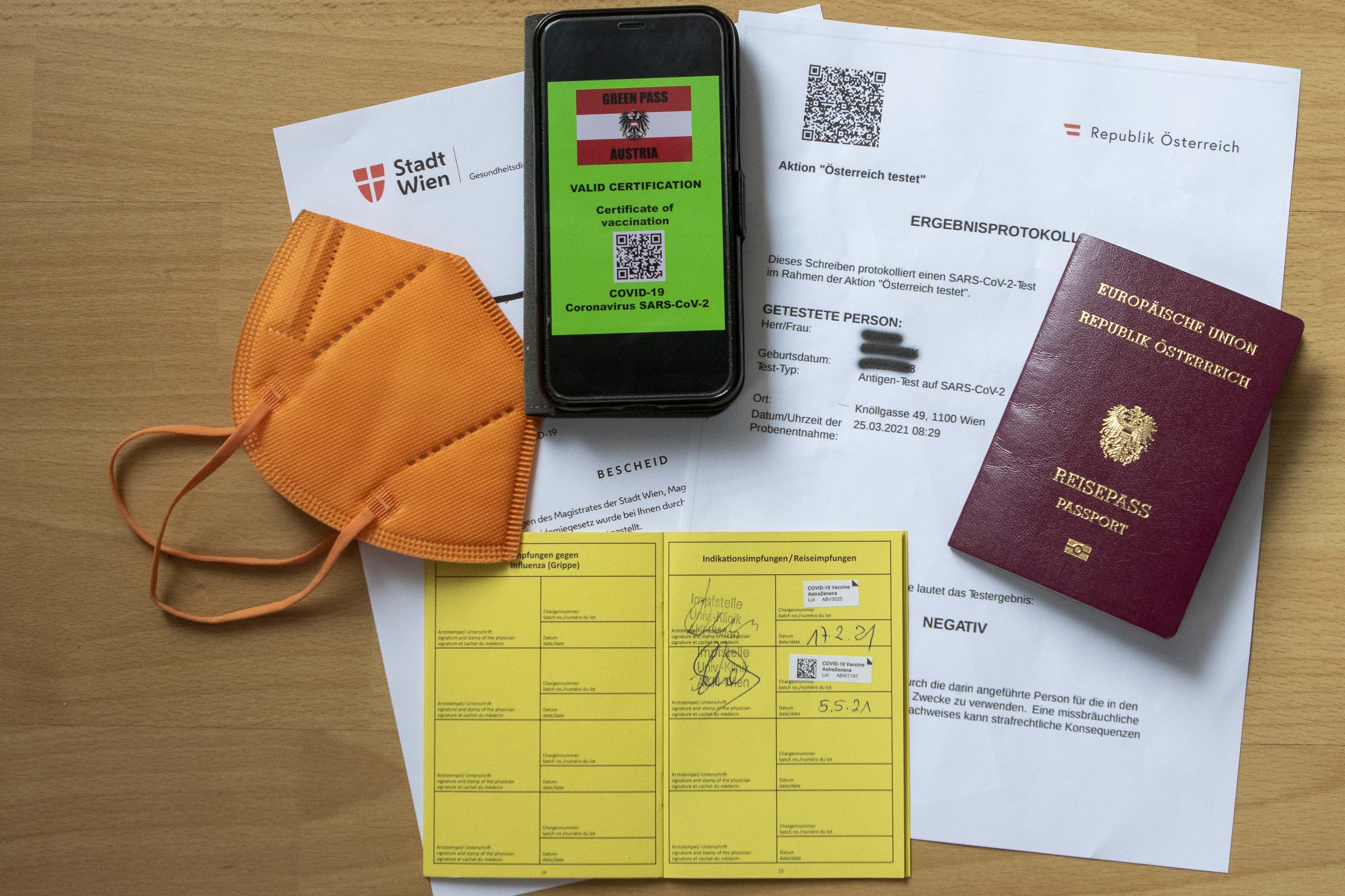 Der Grüne Pass soll u.a. Reisen in Europa wieder einfacher machen