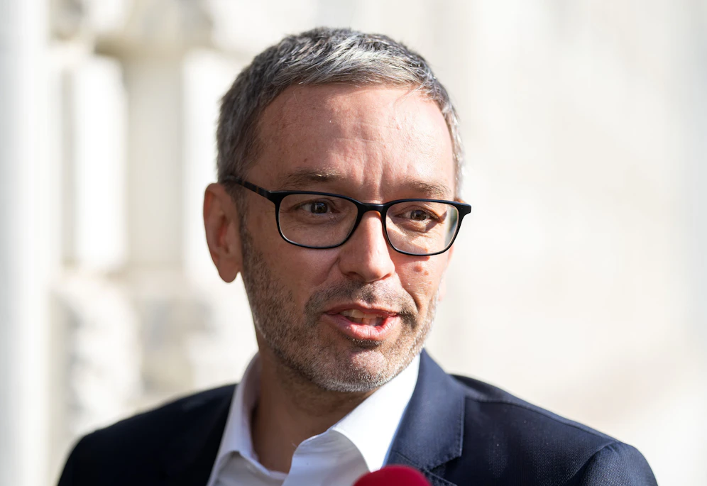 Abstimmung über Hofer-Nachfolger: Klubobmann Herbert Kickl am 7. Juni 2021 im Rahmen des FPÖ-Präsidiums in Wien.