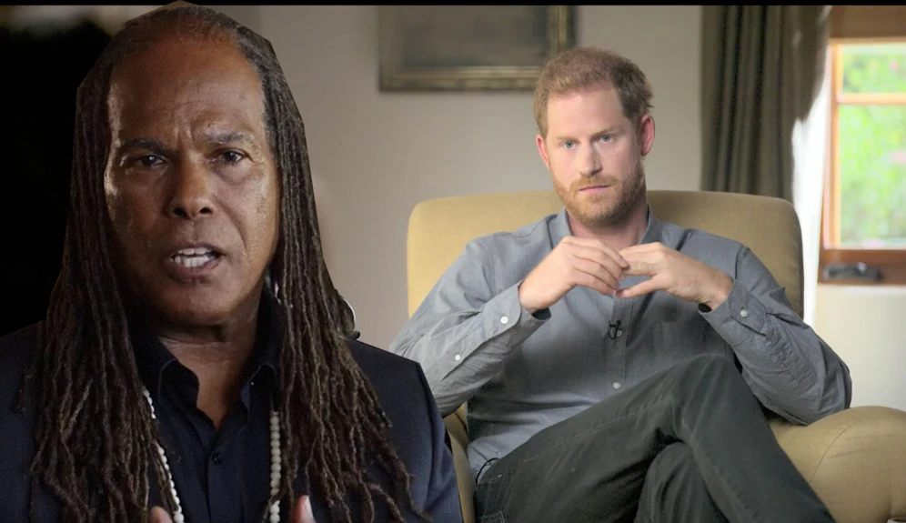 Guru mit Prinz Harry