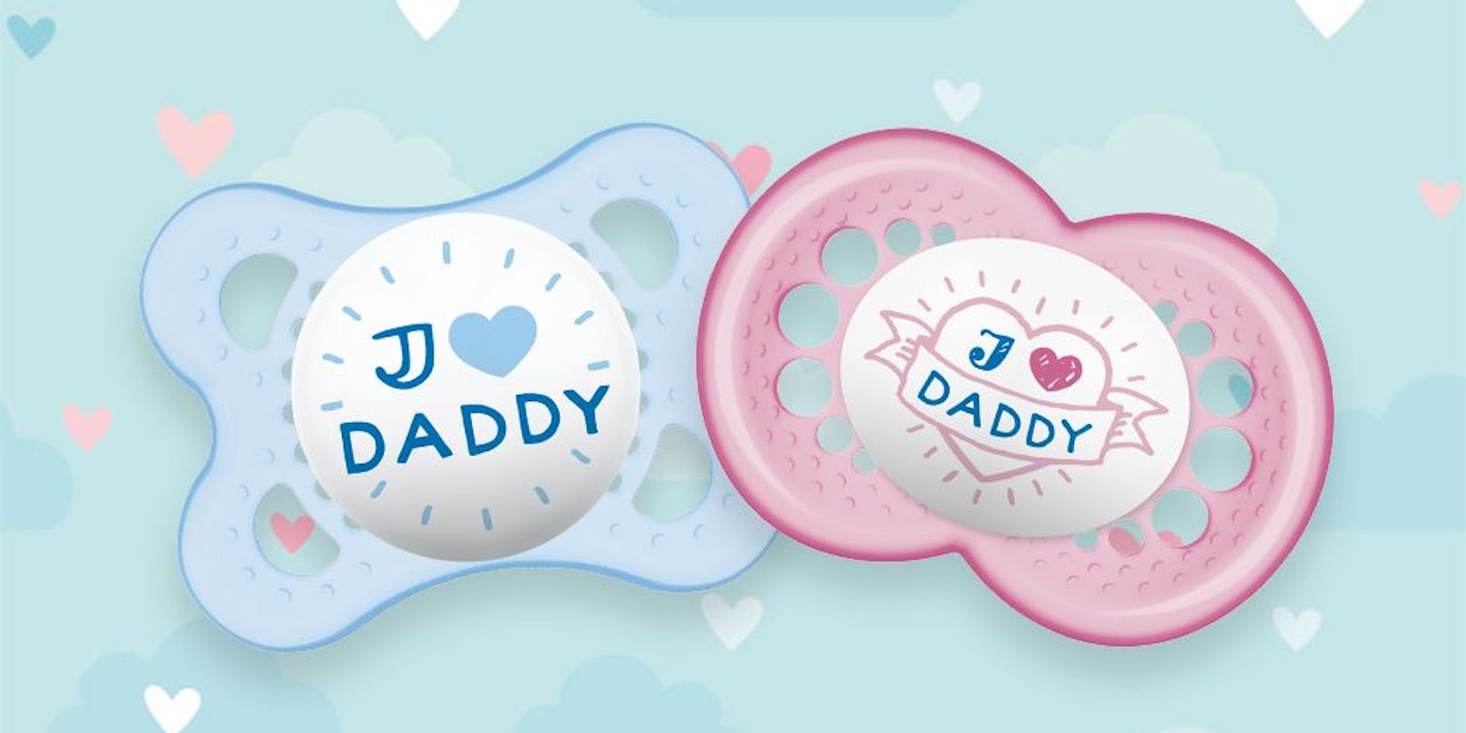 Jetzt teilnehmen und eine Doppelpackung "I Love Daddy" von MAM Babyartikel gewinnen!