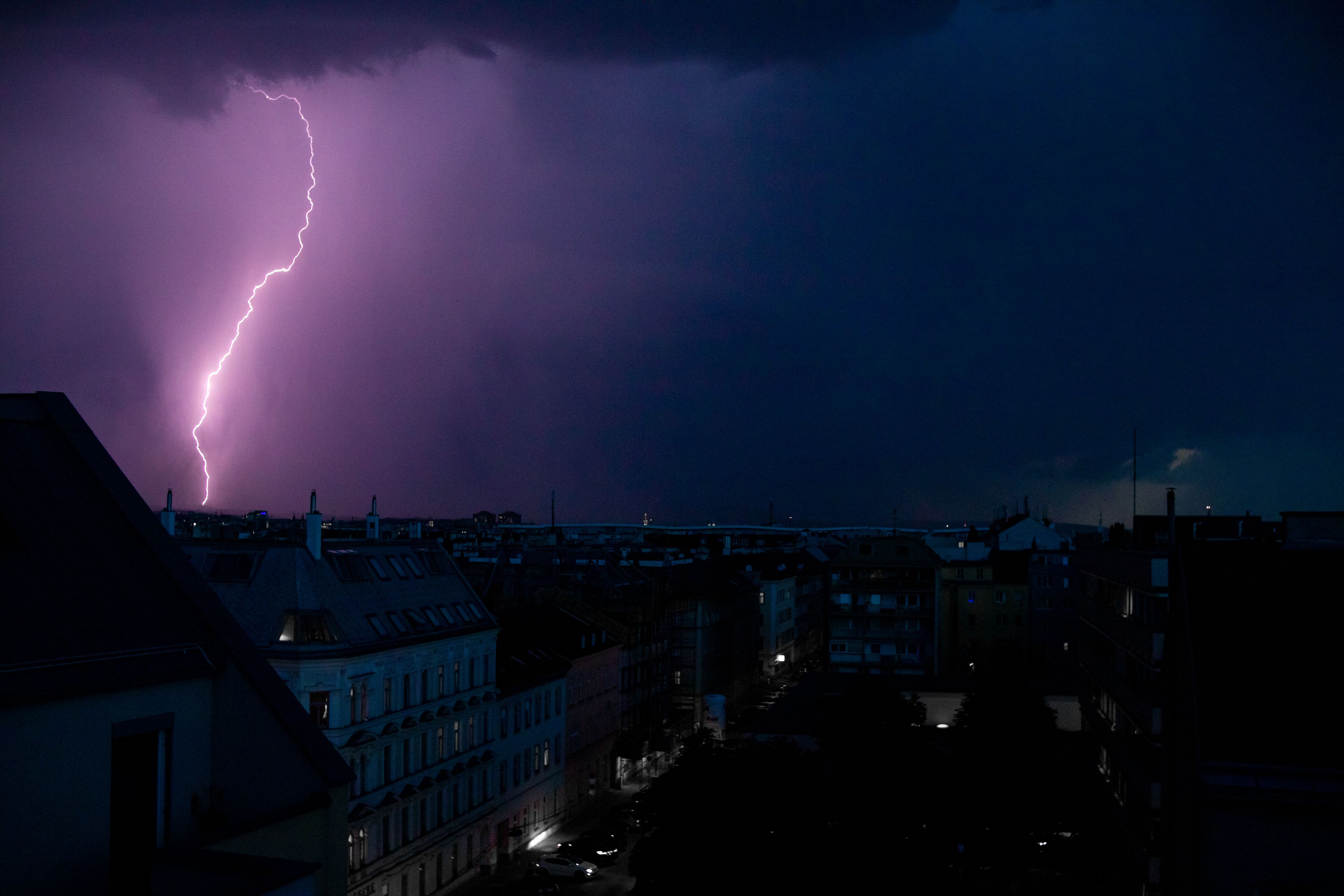 Heftiges Gewitter über Wien (Archivfoto)